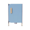 Гигиеническая кабинка из коллекции «НЕГА» (цвет голубой) - «globural.ru» - Всеволожск