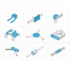 Ресурсный набор Bracket Robot Pack-Blue - «globural.ru» - Всеволожск