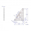 Треугольная пластина из анодированного алюминия Triangle Plate 6*8 (Pair) - «globural.ru» - Всеволожск