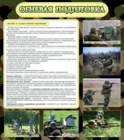 Стенд "Огневая подготовка" (вариант 2) - «globural.ru» - Всеволожск