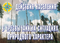 Комплект плакатов "Действия населения в ЧС природного характера" - «globural.ru» - Всеволожск