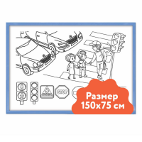 Настенный модуль «Раскраска - 75х150» - «globural.ru» - Всеволожск
