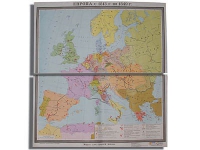 Учебная карта "Европа с 1815 - 1849 г.г." 1180*1070 мм (матовое, 2-стороннее лам.) - «globural.ru» - Всеволожск