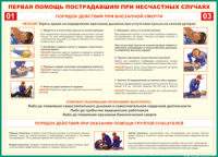 Таблица Порядок действий при внезапной смерти 1000*1400 винил - «globural.ru» - Всеволожск