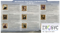 Стенд "Великие русские художники" - «globural.ru» - Всеволожск