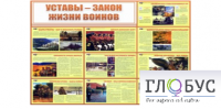 Стенд "Уставы закон жизни воинов" - «globural.ru» - Всеволожск