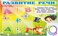 Стенд "Развитие речи" (вариант 1) - «globural.ru» - Всеволожск