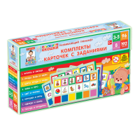Развивающий тренажёр "Разноцветные окошки" 3-5 лет. Дополнительный набор карточек к базовому комплекту - «globural.ru» - Всеволожск