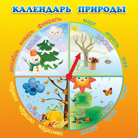 Стенд "Календарь природы" 0.5x0.5 - «globural.ru» - Всеволожск