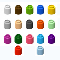  Элемент конструктора одиночный одноцветный Color Blocks 100 штук - «globural.ru» - Всеволожск