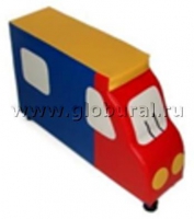 Напольная мягкая игрушка "Грузовик" каталка - «globural.ru» - Всеволожск
