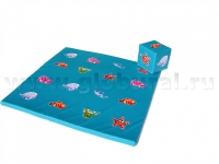 Игровой детский мат «Море» с кубиком (ВИК) - «globural.ru» - Всеволожск