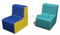 Прямоугольный стул 50*60*60/32см (ВИК) - «globural.ru» - Всеволожск