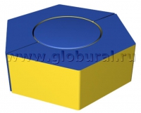 Шестигранное кресло - пуф 80*70*30см (ВИК) - «globural.ru» - Всеволожск