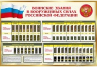 Стенд "Воинские звания в вооруженных силах российской федерации" - «globural.ru» - Всеволожск