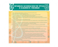 Стенд "Правила безопасности труда в кабинете физики" - «globural.ru» - Всеволожск