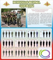 Стенд "Военная форма одежды (герб РФ)" - «globural.ru» - Всеволожск