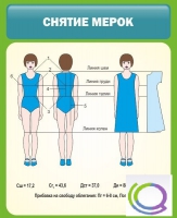 Стенд "Снятие мерок" (вариант 1) - «globural.ru» - Всеволожск