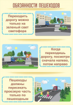Стенд "Обязанности пешехода часть 1" - «globural.ru» - Всеволожск