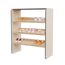 Полка для обуви во входную группу из коллекции мебели «НЕГА» (цвет бежевый) - «globural.ru» - Всеволожск