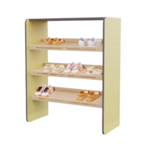 Полка для обуви во входную группу из коллекции мебели «НЕГА» (цвет желтый) - «globural.ru» - Всеволожск