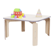 Квадратный растущий стол из коллекции «НЕГА» р.гр. 0-1 (цвет бежевый) - «globural.ru» - Всеволожск