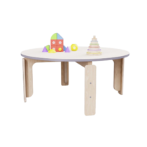 Круглый растущий стол из коллекции «НЕГА» р.гр. 0-1 (цвет бежевый) - «globural.ru» - Всеволожск