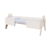 Кровать детская из коллекции «НЕГА» (цвет бежевый) - «globural.ru» - Всеволожск