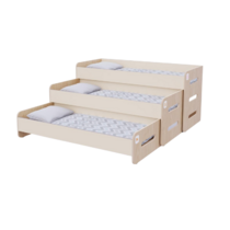 Раздвижная кровать 3 секции в спальную зону из коллекции «НЕГА» (цвет бежевый) - «globural.ru» - Всеволожск