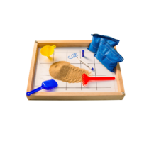 Игровой набор для экспериментов с песком "Песочница малая" (настольная, бук) - «globural.ru» - Всеволожск