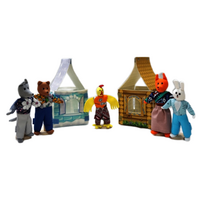 Набор шагающих кукол к сказке "Заюшкина избушка" - «globural.ru» - Всеволожск