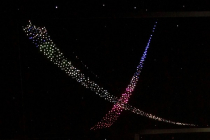 Потолок "Звездное небо с анимационным фибероптическим эффектом метеориты" - «globural.ru» - Всеволожск