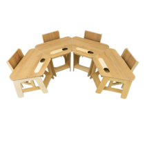 Комплект детских столов и стульев для детей с 3 до 7 лет (4 комплекта)  - «globural.ru» - Всеволожск