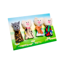 Набор пальчиковых кукол к сказке "Три поросенка" - «globural.ru» - Всеволожск