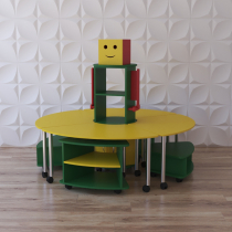 Модульный стеллаж "Весёлый робот" - «globural.ru» - Всеволожск