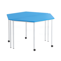 Комплект столов - трапеция (нерегулируемый) на 2 -х колесах - «globural.ru» - Всеволожск