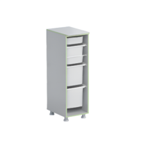 Стеллаж с лотками Робик 001 (серый) - «globural.ru» - Всеволожск