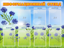 Стенд информационный с 7 карманами - «globural.ru» - Всеволожск