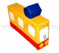 Напольная мягкая игрушка «Трамвай» каталка - «globural.ru» - Всеволожск