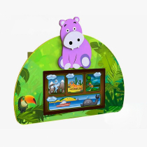 Сенсорный настенный коррекционно-развивающий комплекс "Бегемотик" - «globural.ru» - Всеволожск