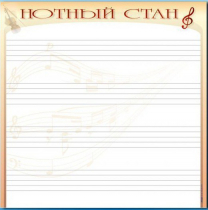 Доска магнитно-маркерная "Нотный стан" - «globural.ru» - Всеволожск