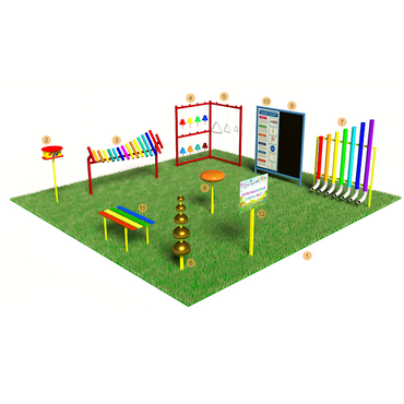 Музыкальная площадка (комплект Оптима без ограждения) - «globural.ru» - Всеволожск