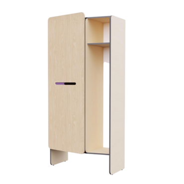 Шкаф для верхней одежды персонала во входную группу из коллекции мебели «НЕГА» (бежевый) - «globural.ru» - Всеволожск