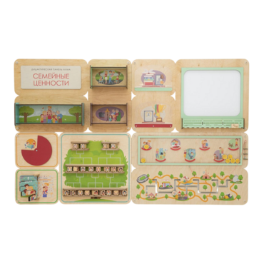 Дидактическая настенная панель «Семейные ценности» - «globural.ru» - Всеволожск