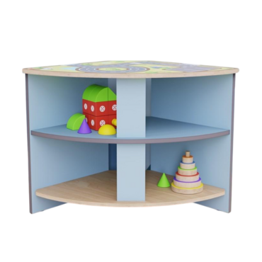 Угловое место для хранения из коллекции «НЕГА» (голубой) - «globural.ru» - Всеволожск