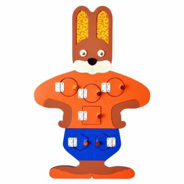 Бизиборд «Зайчик- Побегайчик» - «globural.ru» - Всеволожск