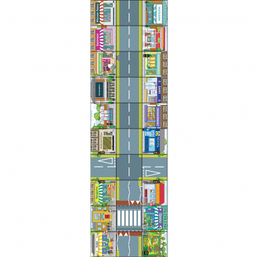 Тематическое поле-маршрутизатор «Улица» для мини-робота Bee-Bot - «globural.ru» - Всеволожск