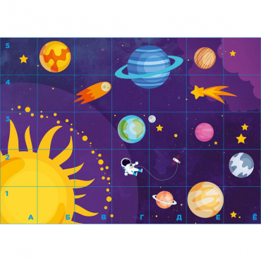Тематическое поле-маршрутизатор «Космос» для мини-робота Bee-Bot - «globural.ru» - Всеволожск