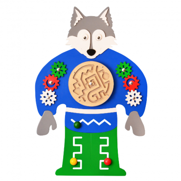 Бизиборд «Волчок- Серый Бочок» - «globural.ru» - Всеволожск