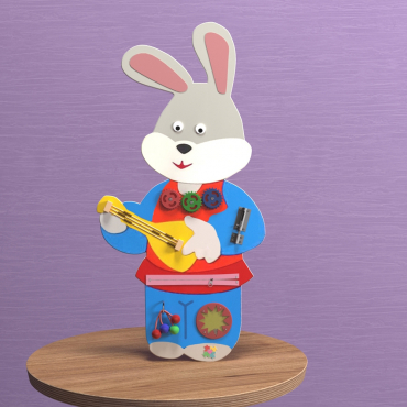 Бизиборд «Зайчик-побегайчик» - «globural.ru» - Всеволожск